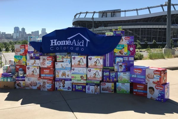 Wonderland Homes Participates in 2020 Builders for Babies Diaper Drive