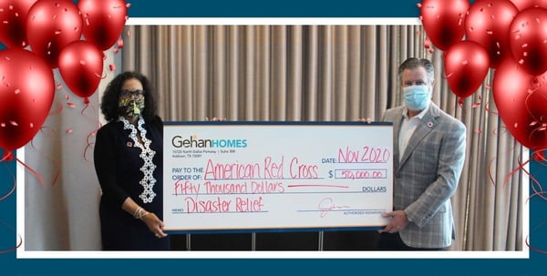 Gehan Homes Shows Commitment to North Texas Communities Through the American Red Cross