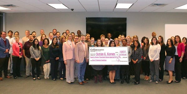 Gehan Homes Helps the Fight Against Breast Cancer